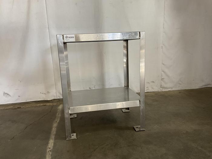 Used 2FT STAINLESS STEEL EQUIPMENT STAND