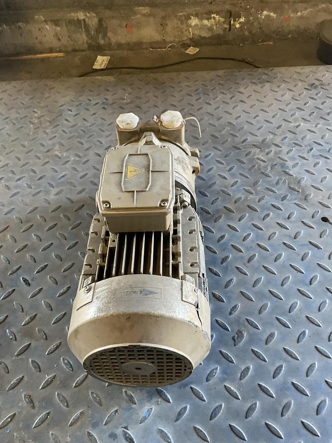 Used LAFERT 3 HP ELECTRIC MOTOR WITH PUMP – 3 PHASE, 208–230/460V, TEFC