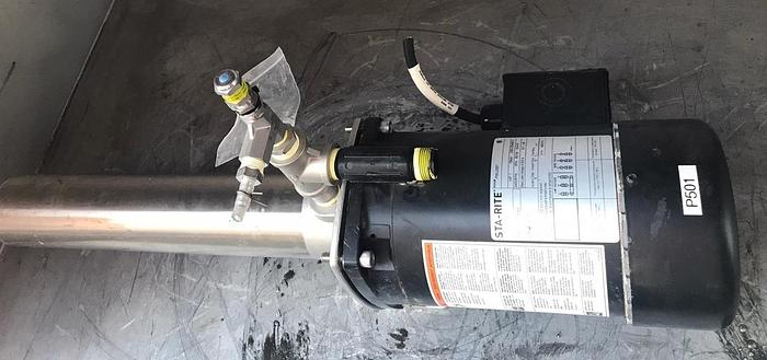 Used BOOSTER PUMP 1 HP STA-RITE.