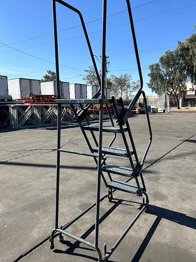 Used BALLYMORE 5 STEP ROLLING LADDER