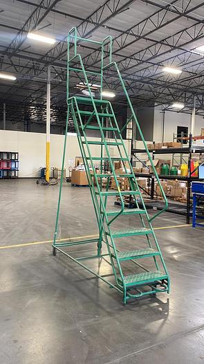 Used 12 FT INDUSTRIAL 11 STEPS LADDER