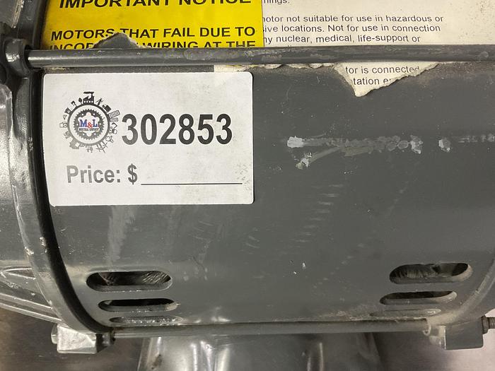 Used DAYTON INDUSTRIAL MOTOR, 2NKY6B, HP 3 !