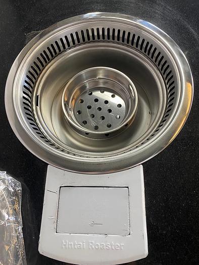 Used KOREAN BBQ GRILL RESTAURANT TABLE WITH MARBLE TOP