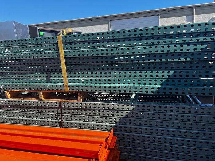 Used 12FT BY 48" TEARDROP UPRIGHTS