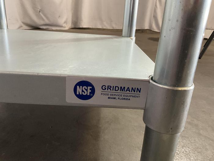 Used STAINLESS STEEL GRIDMANN EQUIPMENT STAND