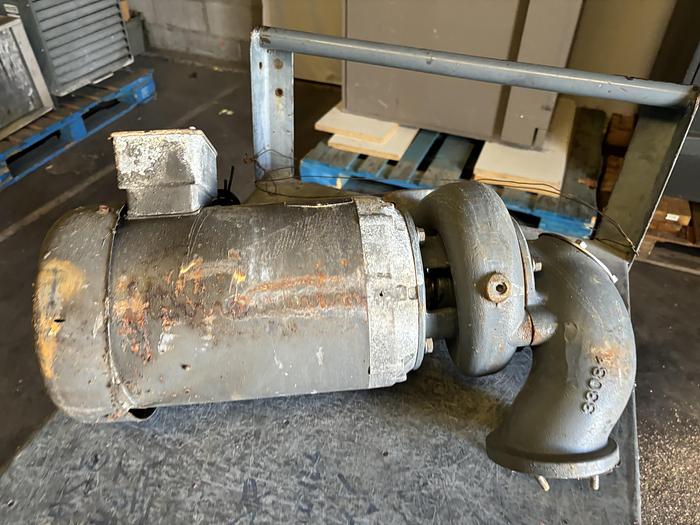 Used BALDOR WATER PUMP; 5HP, 460 VOLT, 3450 RPM, MODEL 36L582X100