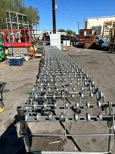 Used FMH NESTAFLEX 226 GRAVITY SKATE WHEEL CONVEYOR