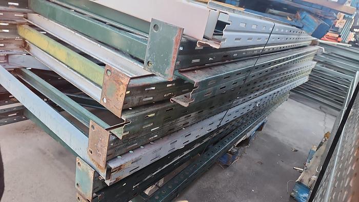 Used 10FT BY 44"  RIDGE-U-RAK PALLET RACKING UPRIGHTS !!