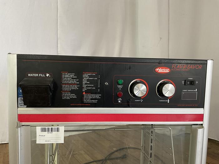 Used FLAV-R-SAVOR HUMIDIFIED HOT FOOD HOLDING & DISPLAY CABINET WITH 3 TIER PAN RACK