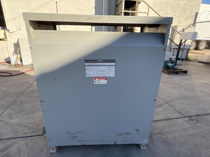 Used TRANSFORMER SIEMENS 150 KVA; 3 PH; 480-208Y/120 V3F3Y150ST.*