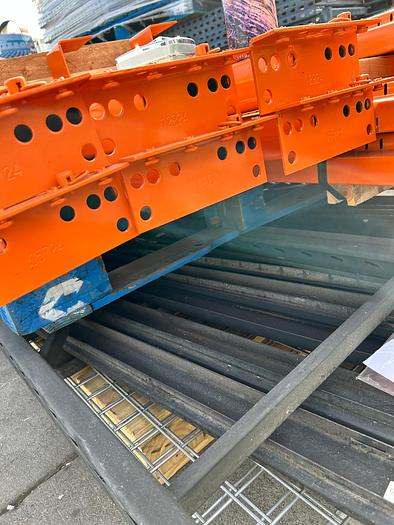 Used 6FT BY 5IN TEARDROP STYLE BEAMS FOR PALLET RACKING