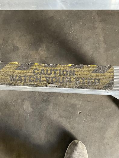 Used WERNER 6 STEP ALUMINIUM LADDER !