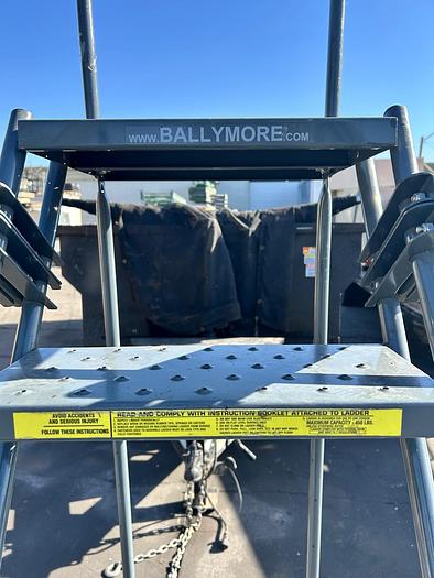 Used 7 STEP INDUSTRIAL ROLLING LADDER