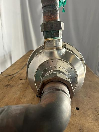 Used G&L CENTRIGUAL PUMP MODEL MCS WITH  EMERSON MOTOR , 3HP, 3 PH, 208-230/460 V, 8.2-7.8/3.9 AMPS, 3450 RPMS, R613055.   