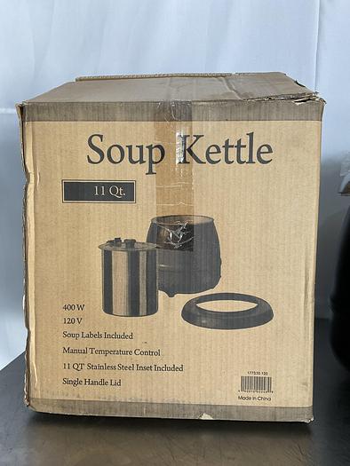 Used 11 QT DELUXE SOUP KETTLE WARMER !