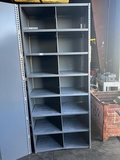 Used PIGEONHOLE METAL SHELVING !