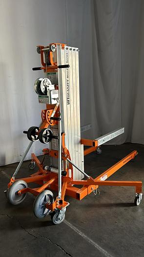 Used 600 LB CAPACITY MATERIAL LIFT; MLM20- STD BASE/FORKS !