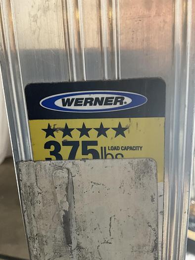Used WERNER 6 STEP ALUMINIUM LADDER !