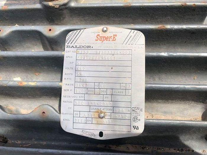 Used BALDOR SUPER ELECTRIC MOTOR 50 HP, M15B94303386-001 !