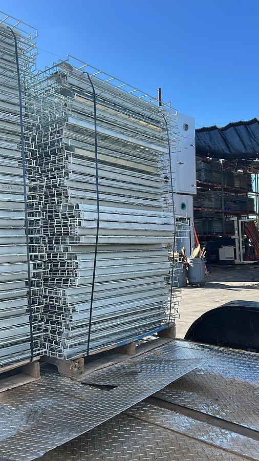 Used 42" X 46" USED WIRE DECKIG FOR PALLET RACKING