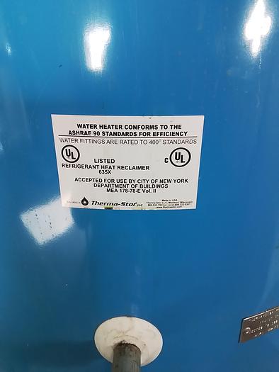 Used HEAT EXCHANGER HOT WATER HEATER RECOVERY TANK THERMA-STOR 114 GAL!