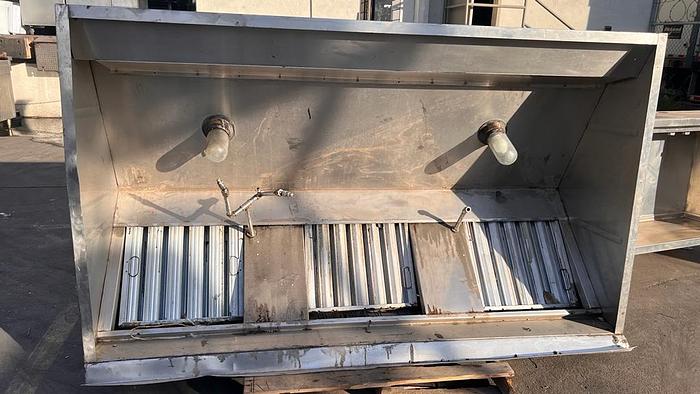 Used 7FT COMMERCIAL STAINLESS STEEL RESTAURANT HOOD