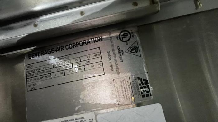 Used BEVERAGE-AIR CHEF BASE !