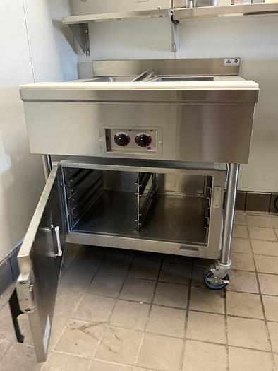 Used COMBO OF ALTO SHAAM SINGLE WELL STEAM TABLE AND DUKE FOOD WARMER !