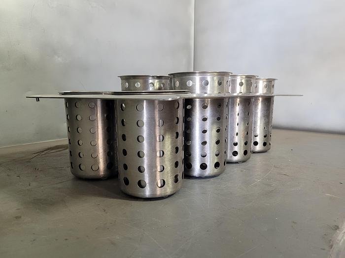 Used SILVERWARE CYLINDERS AND HOLDER !