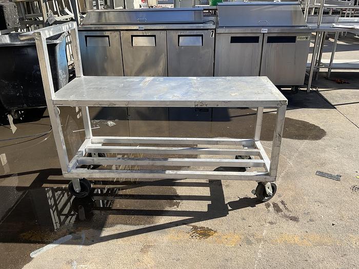 Used TRUCK, MOBILE 2-TIER WITH HANDLE !