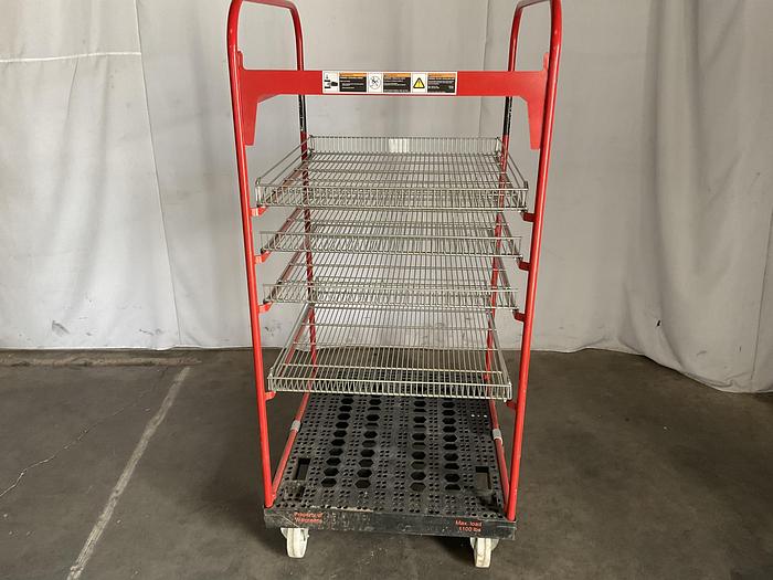 Used ROLLING 5 TIER DRAWER STORE CART