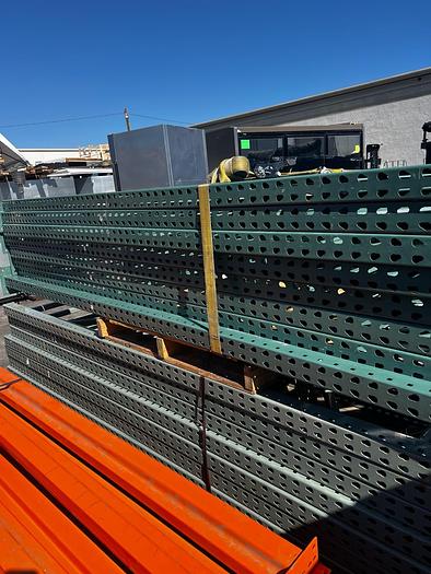 Used 12FT BY 48" TEARDROP UPRIGHTS