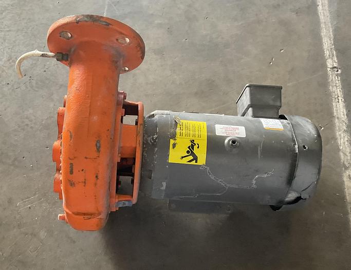 Used BALDOR INDUSTRIAL WATER PUMP, JMM3515T, 5 HP: 3 PH: 1750 RPM !