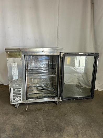 Used PERLICK BACK BAR REFRIGERATED CABINET, BS32./