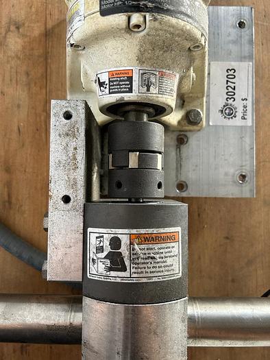 Used PUMP WITH INDUCTION MOTOR  SUMITOMO 1/2 HP, P 4, 230-460 V, 1750 RPM, TC-FX