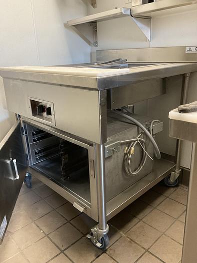 Used COMBO OF ALTO SHAAM SINGLE WELL STEAM TABLE AND DUKE FOOD WARMER !