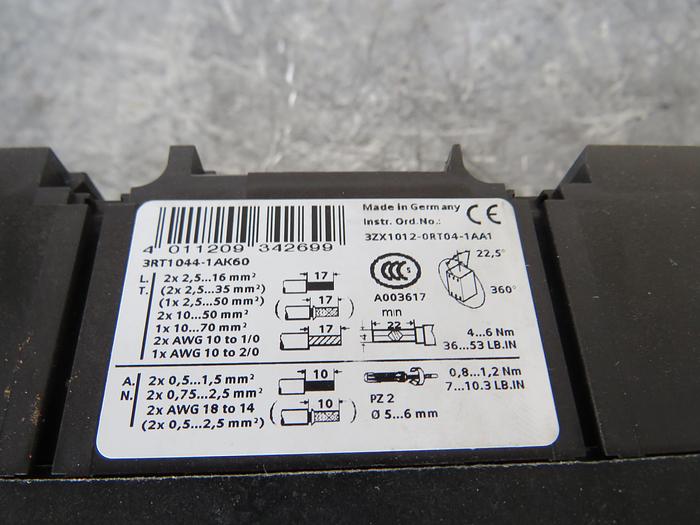 Used SIEMENS SIRIUS CONTRACTOR 3PH !