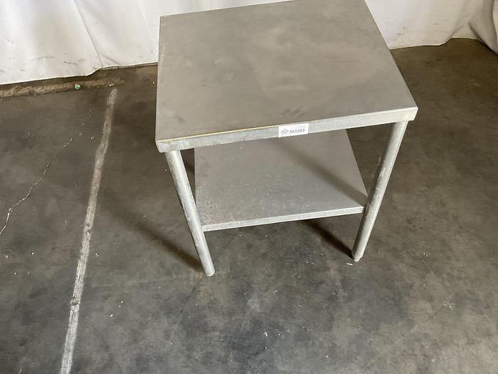 Used STAINLESS STEAL TABLE 24" X 20"