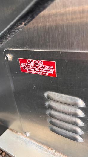 Used INSULATED UNDERCOUNTER MOBILE HEATER CABINET !