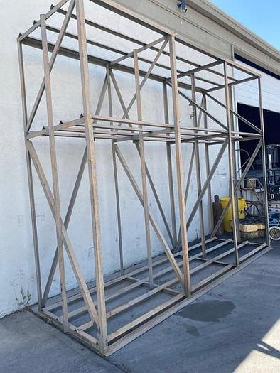 Used 10FT 2-TIER STEEL SHELVING