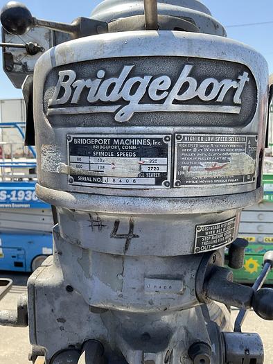 Used BRIDGEPORT VERTICAL MILL