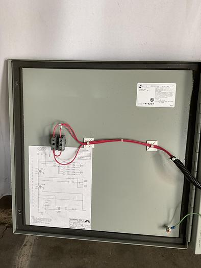 Used HAMMOND INDUSTRIAL CONTROL PANEL ENCLOSURE, A-825