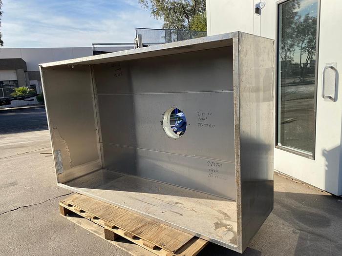 Used STAINLESS STEEL STEAM HOOD