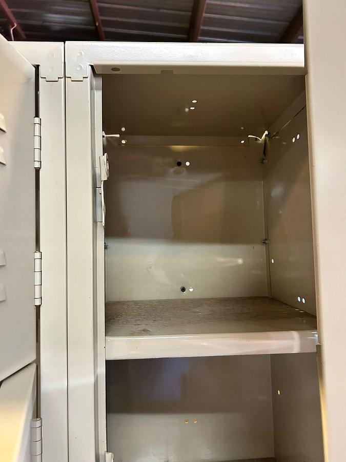 Used 15 DOOR, 5 TIER LOCKERS