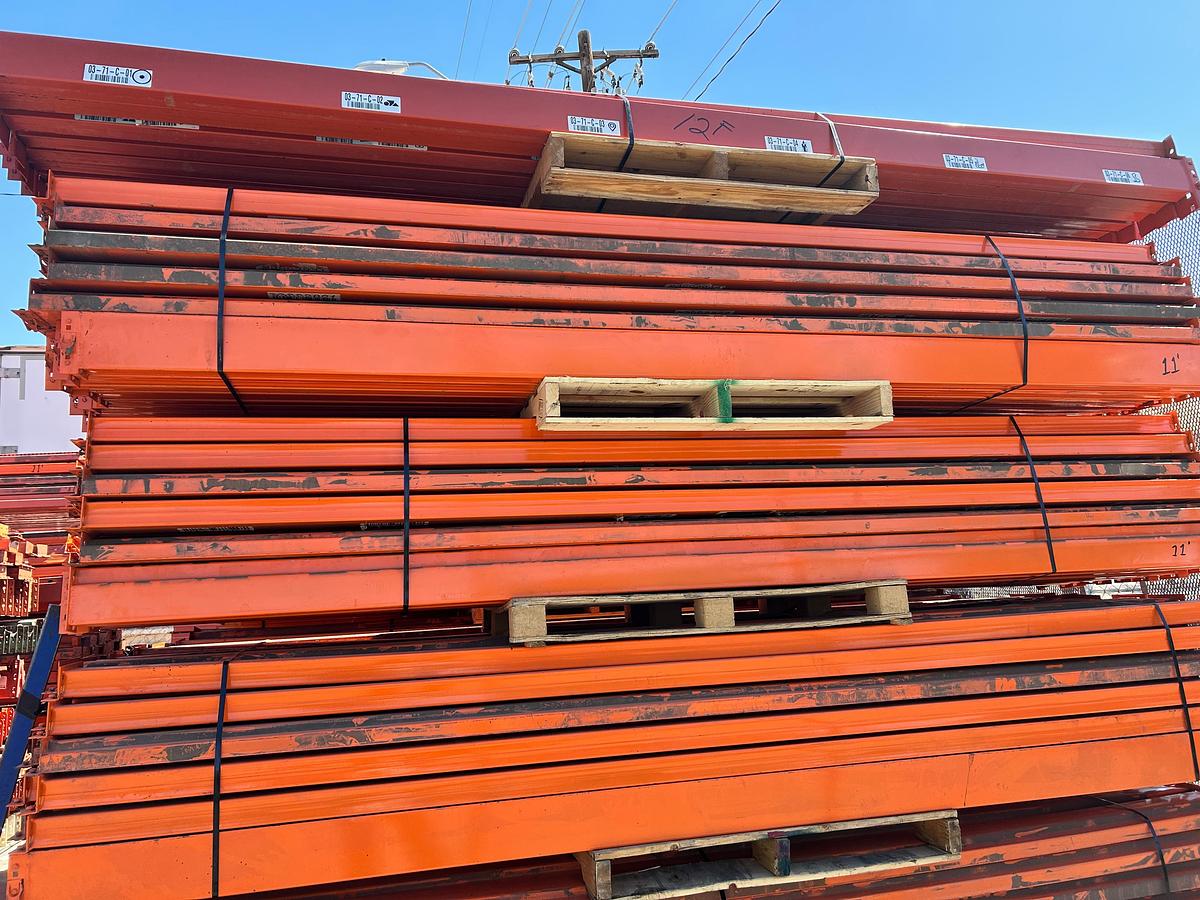 Used 11 FT BY 4 IN TEARDROP STYLE BEAMS