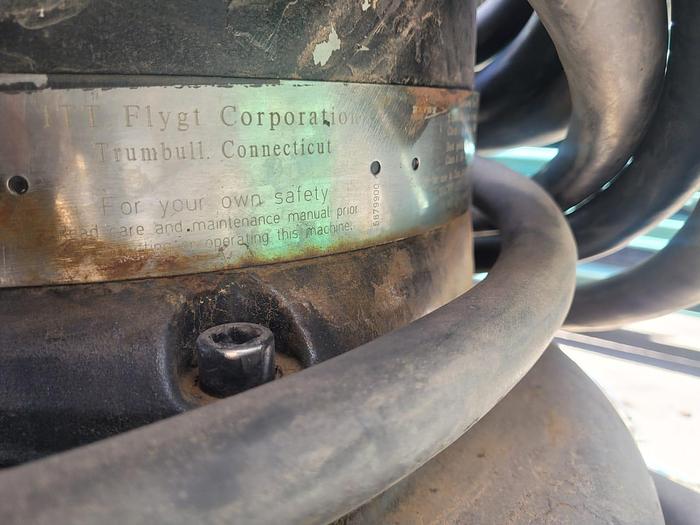 Used ITT FLYGT SUBMERSIBLE PUMP