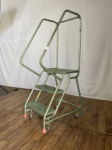 Used  3 STEP ROLLING LADDER !