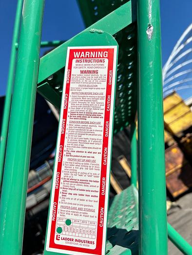 Used 12 STEP INDUSTRIAL LADDER 