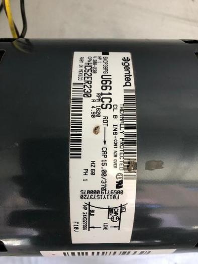 Used GENTEQ ELECTRIC MOTOR 1 HP, 1 PH, 5KCP39SGU661CS !