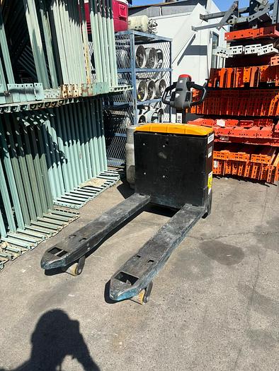 Used BIG JOE BATTERY POWERED PALLET JACK, MODEL LPT44